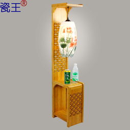 瓷王陶瓷木新古典鏤空雕花落地燈L6203 價格、圖片與品牌信息一覽